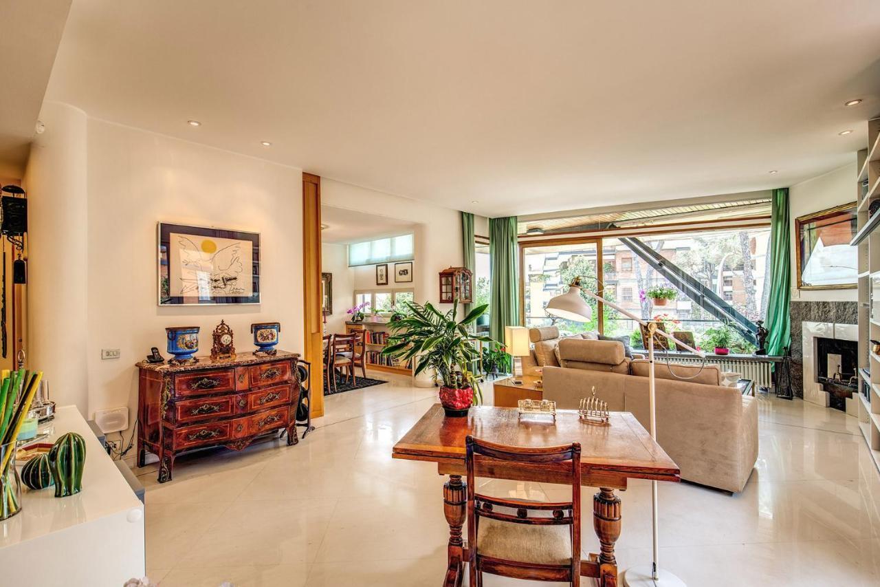 Terrazza Piccolomini: Elegant Apartment Stunning View Over Rome/St Peter'S Dome 外观 照片