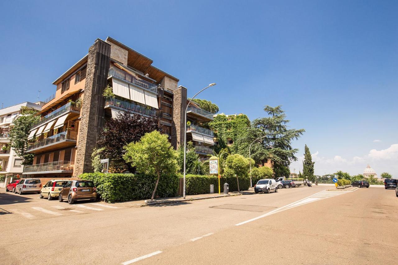 Terrazza Piccolomini: Elegant Apartment Stunning View Over Rome/St Peter'S Dome 外观 照片